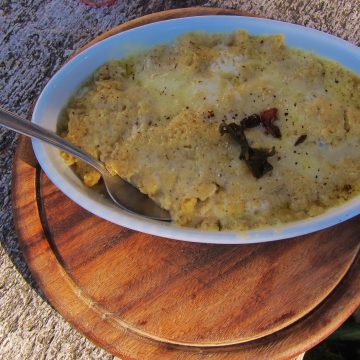 Polenta concia