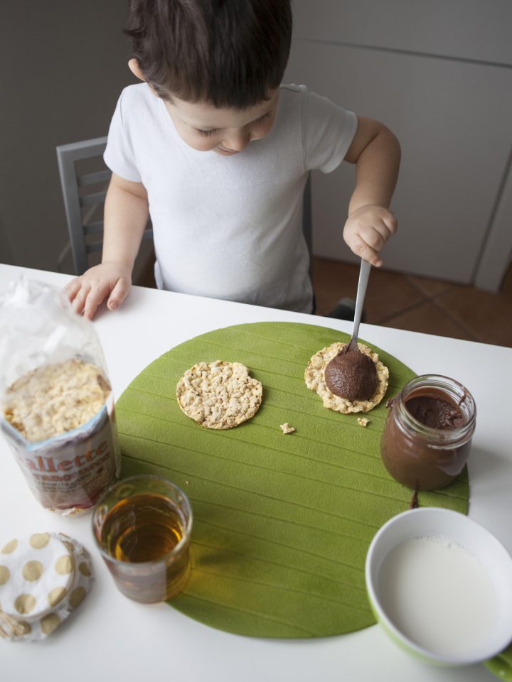 Gallette di mais con crema di nocciola Agri 90